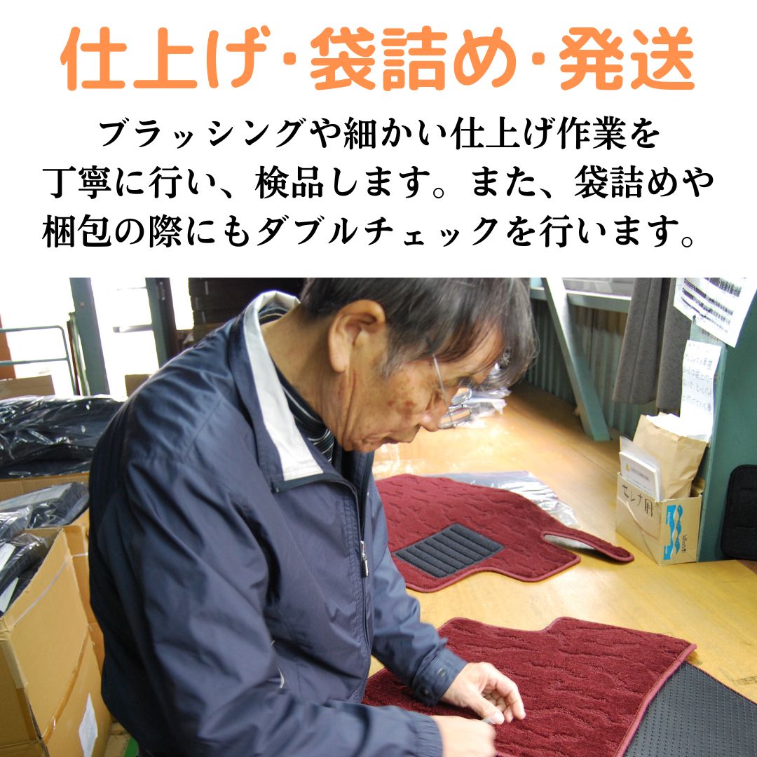 日産 ウイングロード 純正仕様フロアマット（前部・後部座席分）【特選黒生地】◆車種別設計 カーマット 車 フロアカーペット