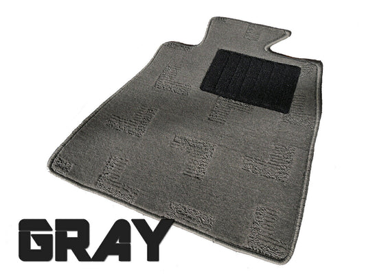 トヨタ ノア ヴォクシー 80系  フロアマット（１～３列分＋ステップ）【グレー】 カーマット 車 フロアカーペット