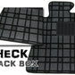 トヨタ マークX 120系 130系 フロアマット（前部・後部座席分）【チェック６色 送料無料】◆車種別設計 カーマット 車 フロアカーペット