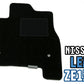 日産 リーフ 新型　ZE1 フロアマット（前部・後部座席分）【ドットブラック】◆車種別設計 カーマット 車 フロアカーペット