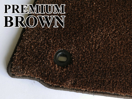 トヨタ クラウン 200系 210系 フロアマット（前部・後部座席分）【プレミアムブラウン】◆車種別設計 カーマット 車 フロアカーペット