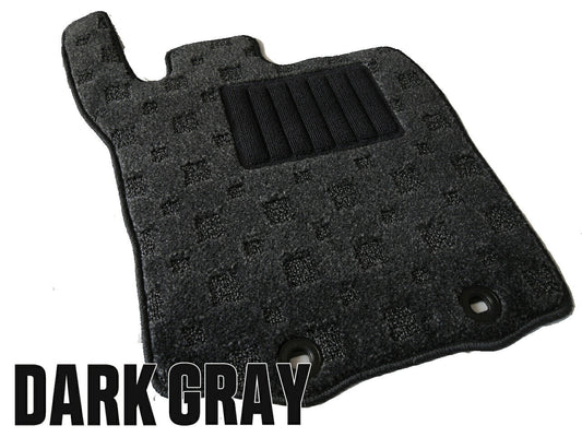 トヨタ プリウス 30系後期型 フロアマット【ダークグレー】◆車種別設計 カーマット 車 フロアカーペット