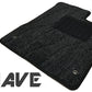 三菱 RVR GA3W GA4W フロアマット【ウェーブ／ブラック】◆ＲＶＲ　アールブイアール 車種別設計 カーマット 車 フロアカーペット